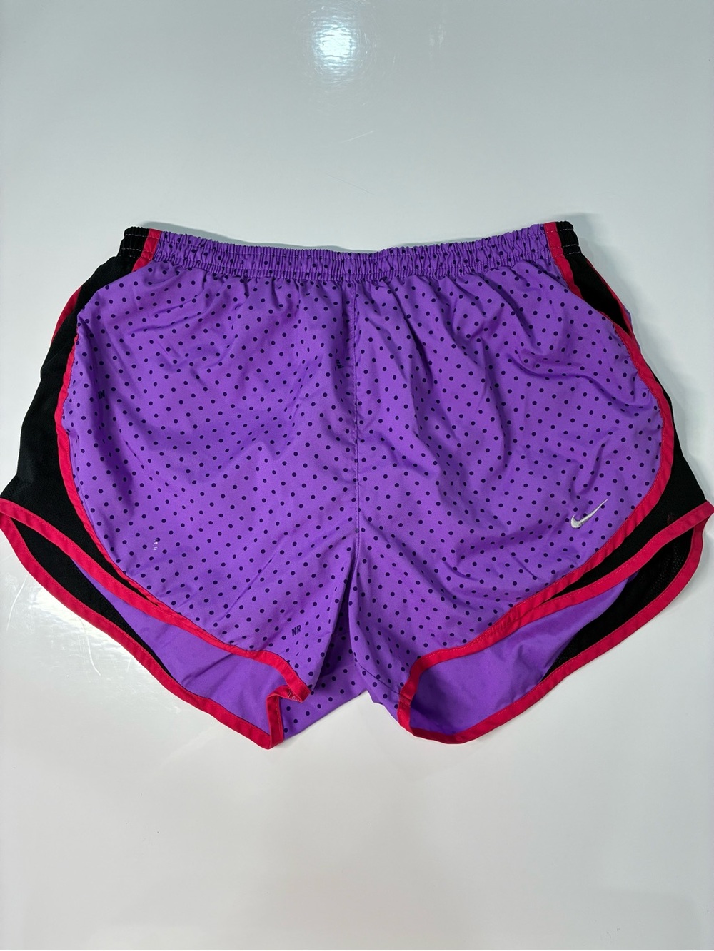 Nike Purple Polka Dot Athletic Shorts
